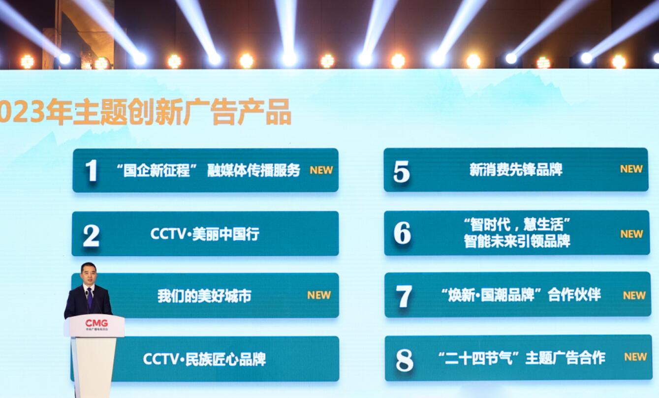 中央廣播電視總臺發布2023年主題創新廣告產品